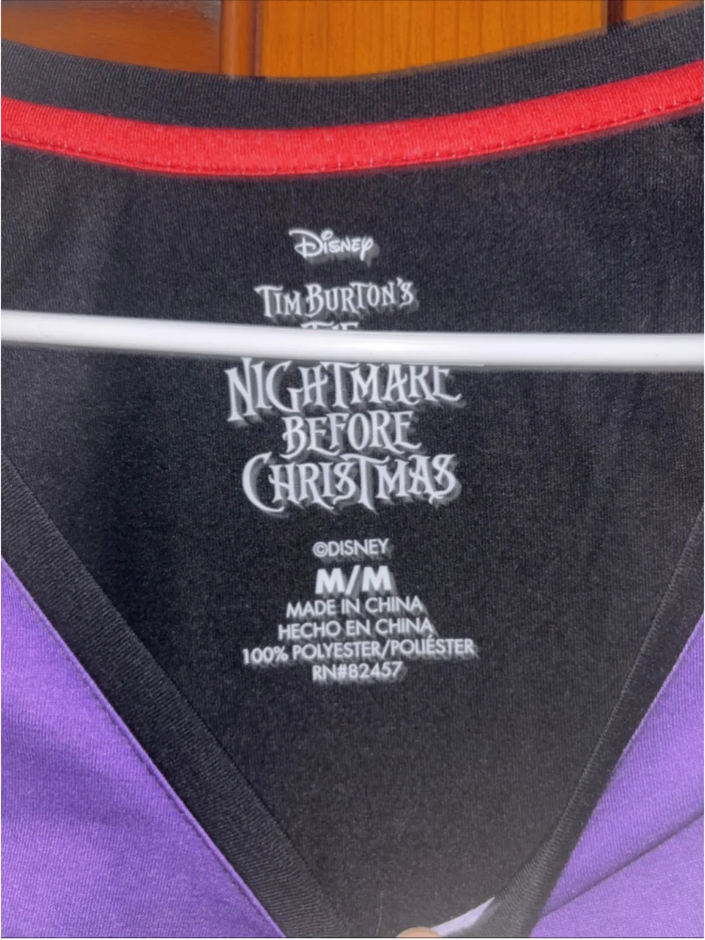Nightmare Before Christmas Girl's Holiday Nightgown Size Medium NWT - Picture 2 of 4
